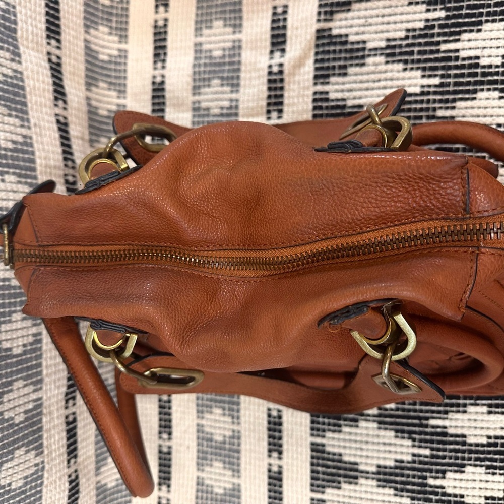 Chloe Brown Leather Shoulder Bag - Picture 9 of 14
